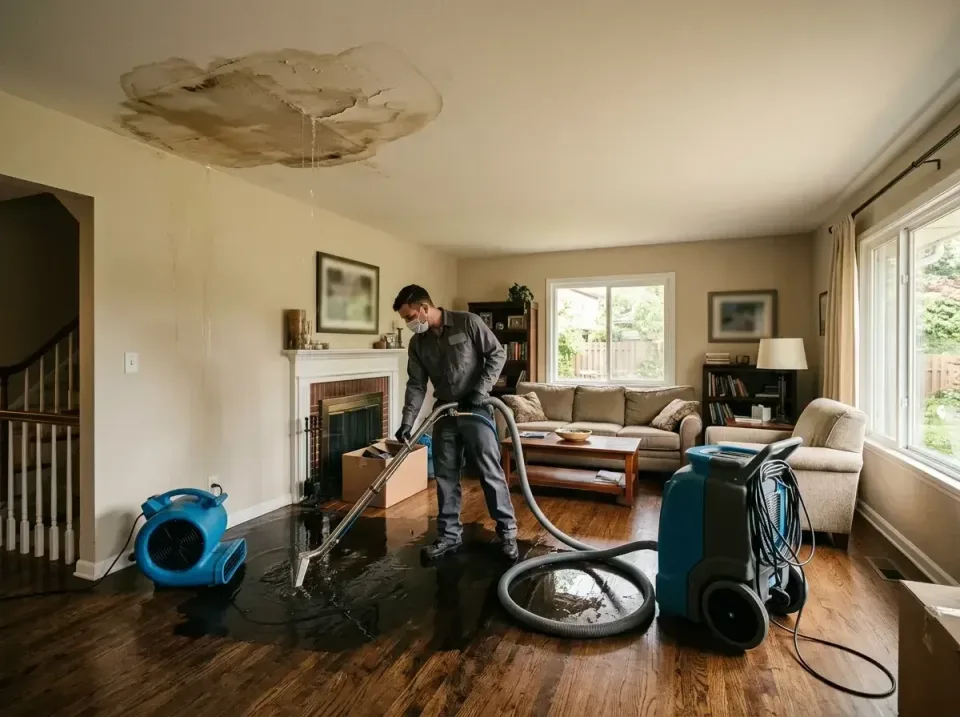 attic-pipe-burst-ceiling-drip-008 — frequently asked questions, Water Damage Restoration & Carpet Care in Green Park, MO